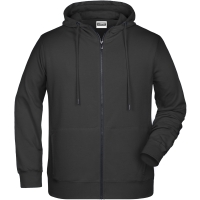 Men's Zip Hoody - Black
