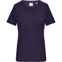Ladies' T-shirt 1:1 Rib - Deep purple