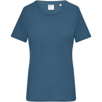 Ladies' T-shirt 1:1 Rib - Dusty blue