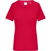 Ladies' T-shirt 1:1 Rib - Red
