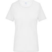 Ladies' T-shirt 1:1 Rib - White