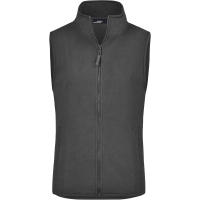 Girly Microfleece Vest - Dark grey