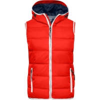 Ladies' Maritime Vest - Red/white