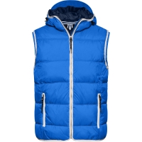 Men's Maritime Vest - Nautic blue/white