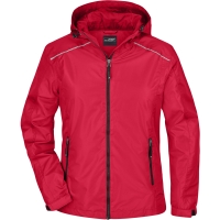 Ladies' Rain Jacket - Red/black
