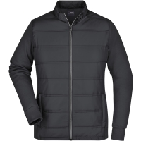 Ladies' Hybrid Sweat Jacket - Black
