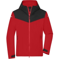 Men's Allweather Jacket - Light red/black/light red