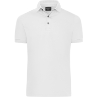 Men's Mercerised Polo Slim Fit - White