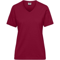 Ladies' BIO Workwear T-Shirt - Wine