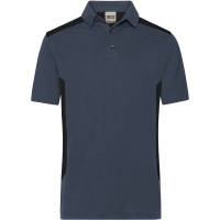 Men's Workwear Polo - STRONG - - Carbon/black