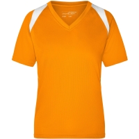 Ladies' Running-T - Orange/white