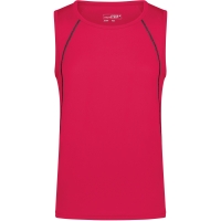 Men's Sports Tanktop - Bright pink/titan