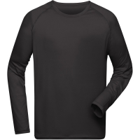 Men's Sports Shirt Long-Sleeved - Black