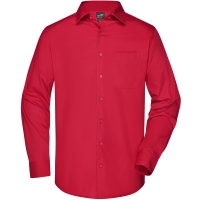 Men's Business Shirt Longsleeve - Red