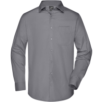 Men's Business Shirt Longsleeve - Steel