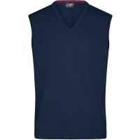 Men's V-Neck Pullunder - Navy