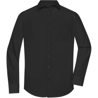 Men's Shirt Longsleeve Poplin - Black