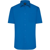Men's Shirt Shortsleeve Poplin - Royal