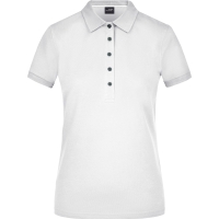 Ladies' Pima Polo - White