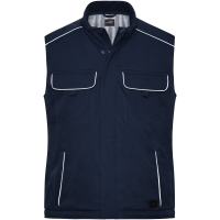 Workwear Softshell Padded Vest - SOLID - - Navy