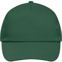 5 Panel Promo Cap Lightly Laminated - Dark green