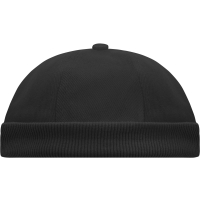 6 Panel Chef Cap - Black