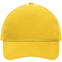 5 Panel Cap Heavy Cotton - Gold yellow