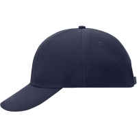 Turned 6 Panel Cap Laminated - Navy