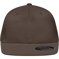 Flexfit® Flat Peak Cap - Dark brown