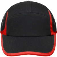 Running 4 Panel Cap - Black/red