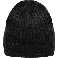 Knitted Hat - Black/black