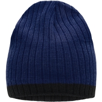 Knitted Hat - Ink/black