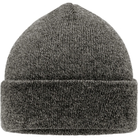 Melange Beanie - Black melange
