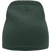 Rib Beanie - Dark green
