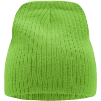 Rib Beanie - Lime Green