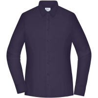 Ladies' Shirt - SLIM FIT - - Deep purple