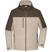 Men's 3-in-1 Jacket  GRS - Sandstone/muddy brown