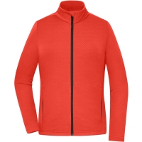 Ladies' Sports Structured Fleece Jacket  GRS - Spicy orange
