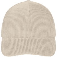 6 Panel Corduroy Cap  Organic Cotton - Sandstone