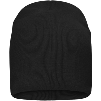 Bio Cotton Casual Beanie - Black