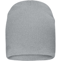 Bio Cotton Casual Beanie - Light grey melange