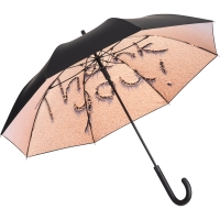 AC regular umbrella FARE® Impressions - Black/beach thx design