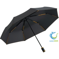 Pocket umbrella FARE® Mini Style - Black orange