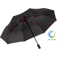 Pocket umbrella FARE® AOC Mini Style - Black red