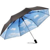 AC pocket umbrella FARE® Impressions - Black/cloud design