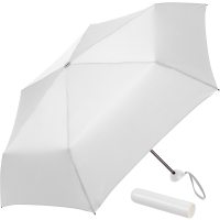 Mini pocket umbrella FARE-Tube® - White white