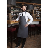 Bib Apron Basic with Buckle - Anthracite