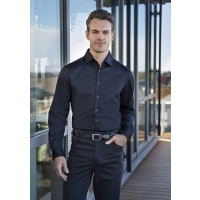 Long-Sleeve Men´s Shirt Active-Stretch with Modern-Fit - Black