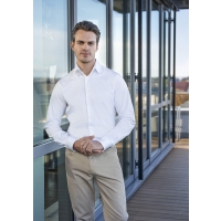 Long-Sleeve Men´s Shirt Active-Stretch with Modern-Fit - White