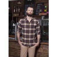 Men's Checked Shirt Urban-Trend - Sahara